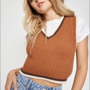 NWT Garage abigail midi vest